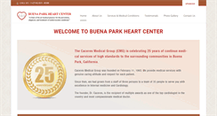 Desktop Screenshot of buenaparkheartcenter.com