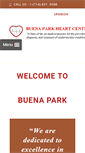 Mobile Screenshot of buenaparkheartcenter.com