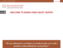 Tablet Screenshot of buenaparkheartcenter.com